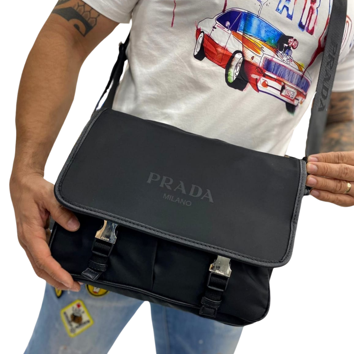 Carriel para hombre Prada comprar en onlineshoppingcenterg Colombia centro de compras en linea